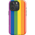 Vertical Rainbow Flag iPhone 16 Pro Impact Case